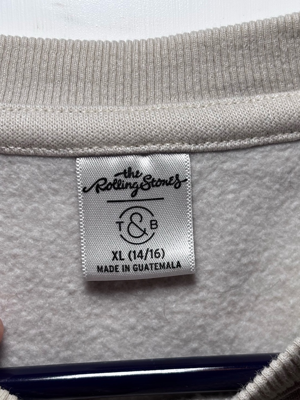 Rolling Stones Graphic Sweatshirt 14/16 Crewneck Concert Rock Band Women’s XS - Picture 2 of 9